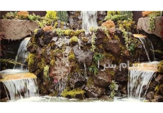 ساخت آبنما در کرج طراحی و اجرای آبنما و برکه آلاچیق آبشار مصنوعی