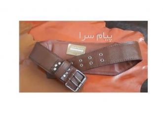 کمربند بدنسازی در شیراز تهیه شده از دو لایه چرم گاوی محکم و بادوام