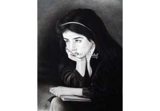 آموزش نقاشی سیاه قلم