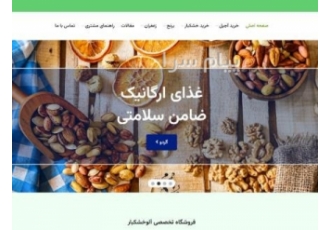 فروش برند الو خشکبار به همراه سایت فروشگاهی آماده در تهران فروش برند