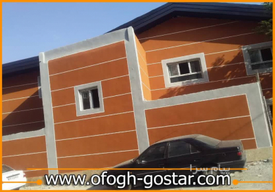 پوشش مینرال نمای بیرونی و داخلی (ضد ترک) در تهران نمای مینرال یک عایق