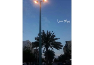 تولید کننده ی پایه های کامپوزیت انتقال نیرو و روشنایی در میبد تقریباً