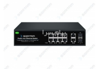 سوئیچ شبکه ۸ پورت Sepitam PS۴۰۸G DGDF Eco سوئیچ Sepitam PS408G DGDF Eco