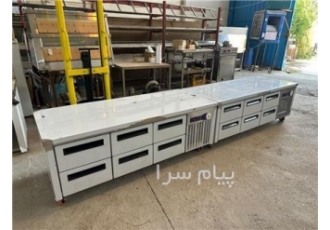 فریزر زیرگریل کشودار تولید فریزر زیرگریل مدل درب دار و کشودار تمام