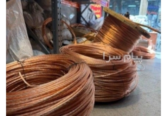 فروش عمده سیم مسی ارت و سیم لخت مسی در تبریز فروش عمده سیم مسی ارت