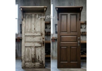 رنگ کاری تخصصی چوب و ام دی اف در تهران اجرای تخصصی رنگ انواع مصنوعات