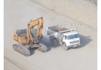 اجاره کامیون و بیل مکانیکی و لودر جهت کار در منطقه نیاز به کامیون و بیل