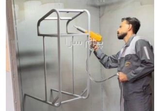 خدمات رنگ کوره ای پودری الکترواستاتیک قم رنگ کورهای و الکترواستاتیک