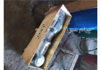 پمپ اب استیل ۳طبقه صنعتی در شهر قدس یک دستگاه پمپ آب استیل صنعتی موجود