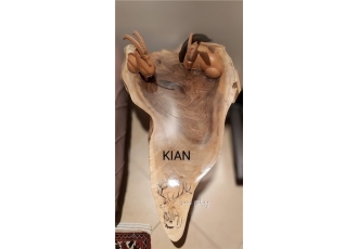 فروش اسلب میز چوب طبیعی در اصفهان اسلب چوب آماده پلی استر زده شده تعداد
