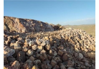 سنگ سیلیس کلوخه سفید با خلوص بالای ۹۵٪ (دارای آنالیز رسمی در ملکان ما